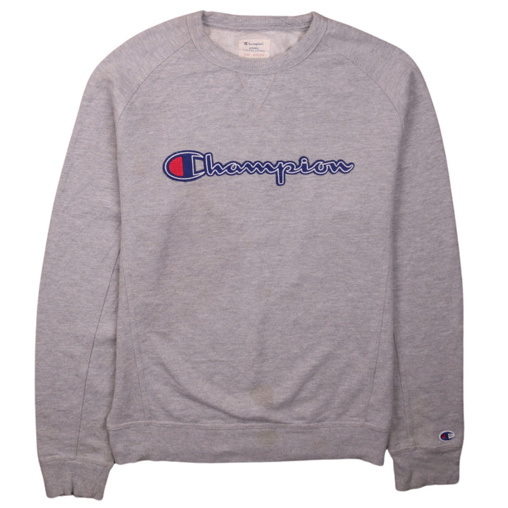 Champion Men's Grey Medium Crew Neck Pullover Sweatshirt
