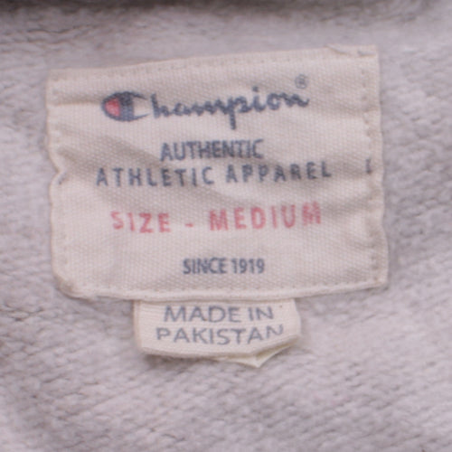 Champion Men's Grey Medium Crew Neck Pullover Sweatshirt