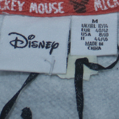Disney Women’s Grey Mickey Mouse Pullover Sweatshirt Size M 12/14