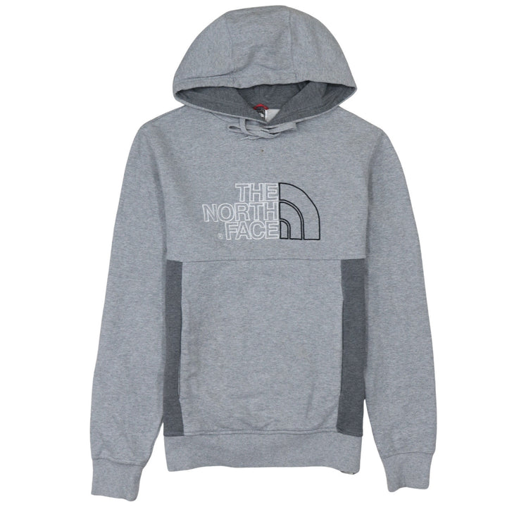 The North Face Men’s Grey Pullover Hoodie S Regular Fit Embroidered Logo