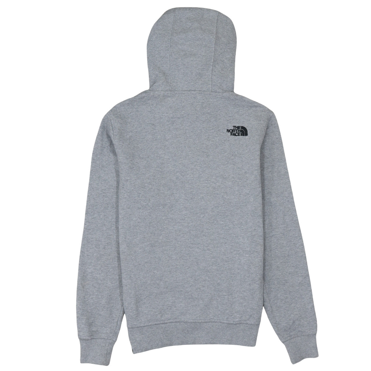 The North Face Men’s Grey Pullover Hoodie S Regular Fit Embroidered Logo