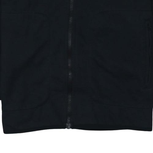 Nike Men's Black Full Zip Hoodie Size M Cotton Blend Sportswear