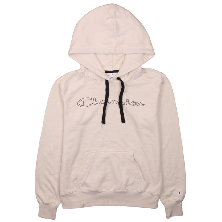 Champion Womens Beige Small Pullover Hoodie Sweatshirt