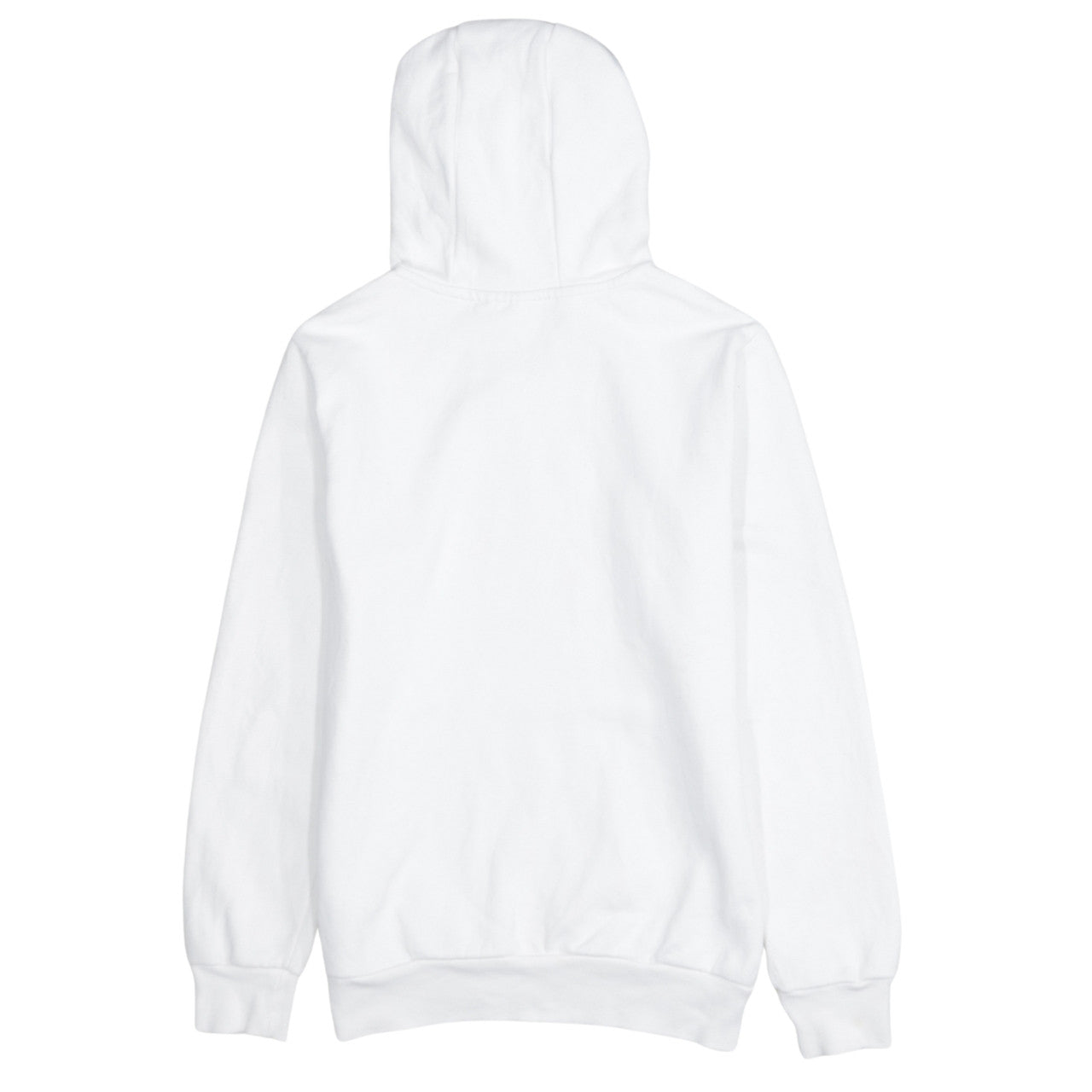 adidas Girls White 12-13 Years Pullover Hoodie with Logo Print