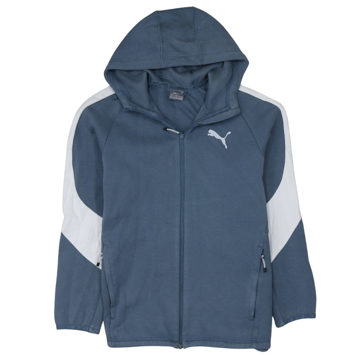 Puma Men’s Blue Full Zip Hoodie Jacket L Sportswear