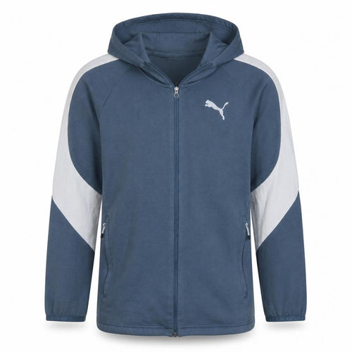 Puma Men’s Blue Full Zip Hoodie Jacket L Sportswear