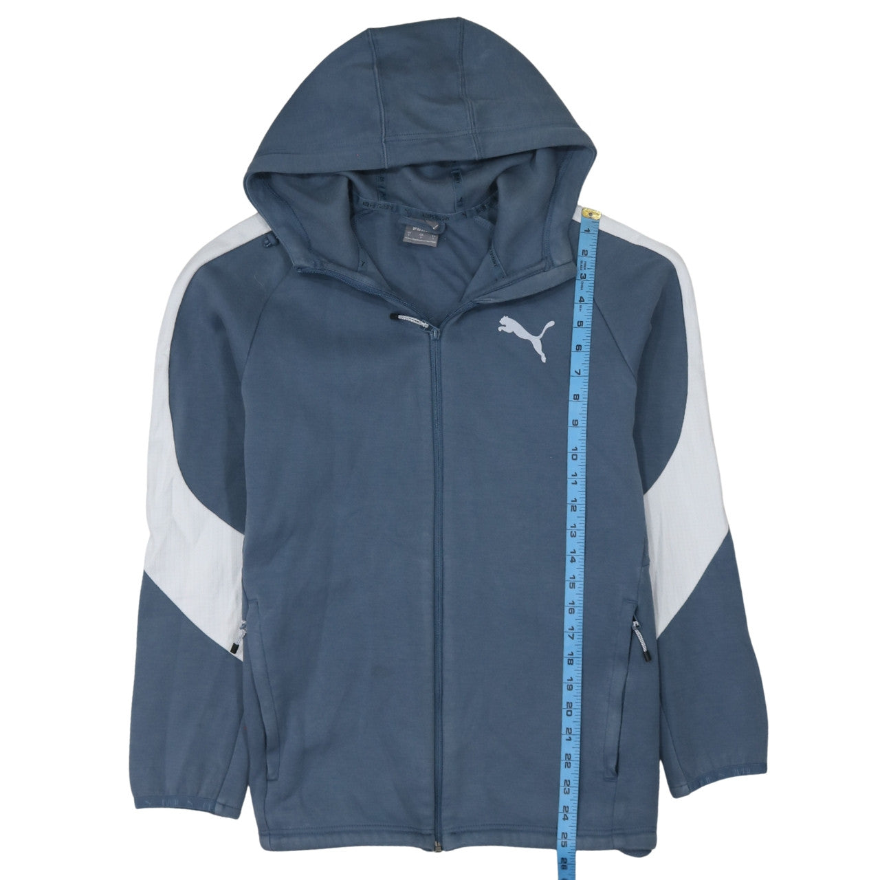 Puma Men’s Blue Full Zip Hoodie Jacket L Sportswear