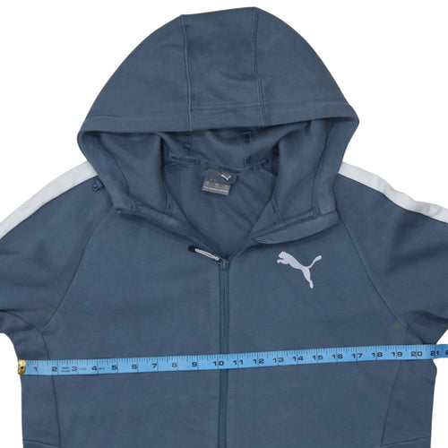 Puma Men’s Blue Full Zip Hoodie Jacket L Sportswear