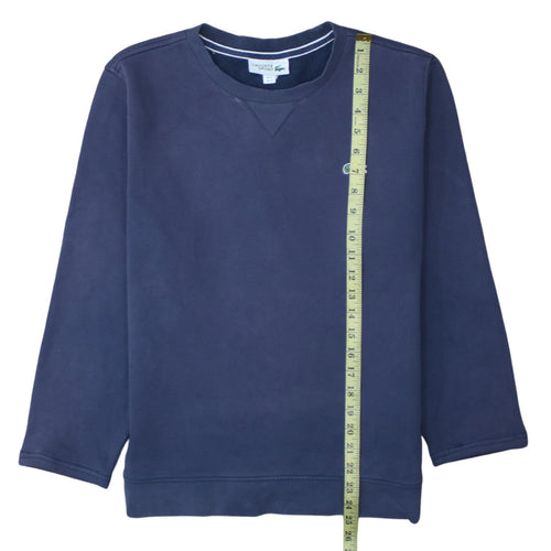 Lacoste Sport Men's Blue Crew Neck Sweatshirt Size S Pullover Logo