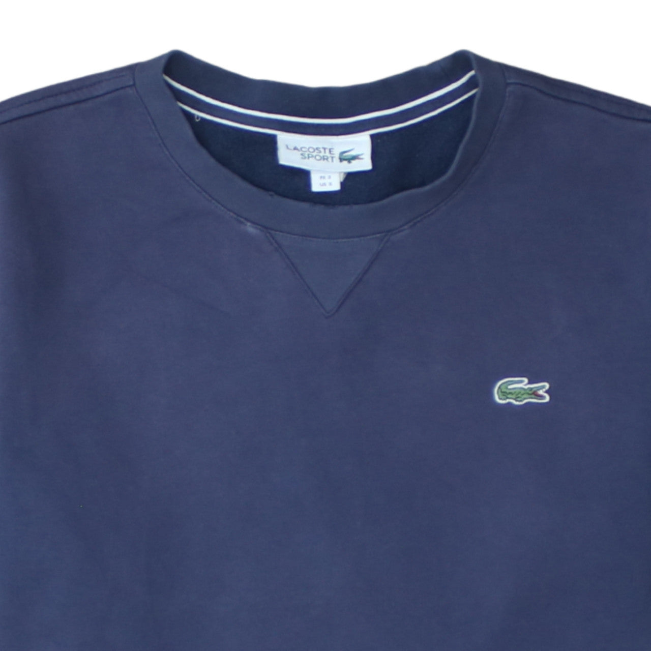 Lacoste Sport Men's Blue Crew Neck Sweatshirt Size S Pullover Logo