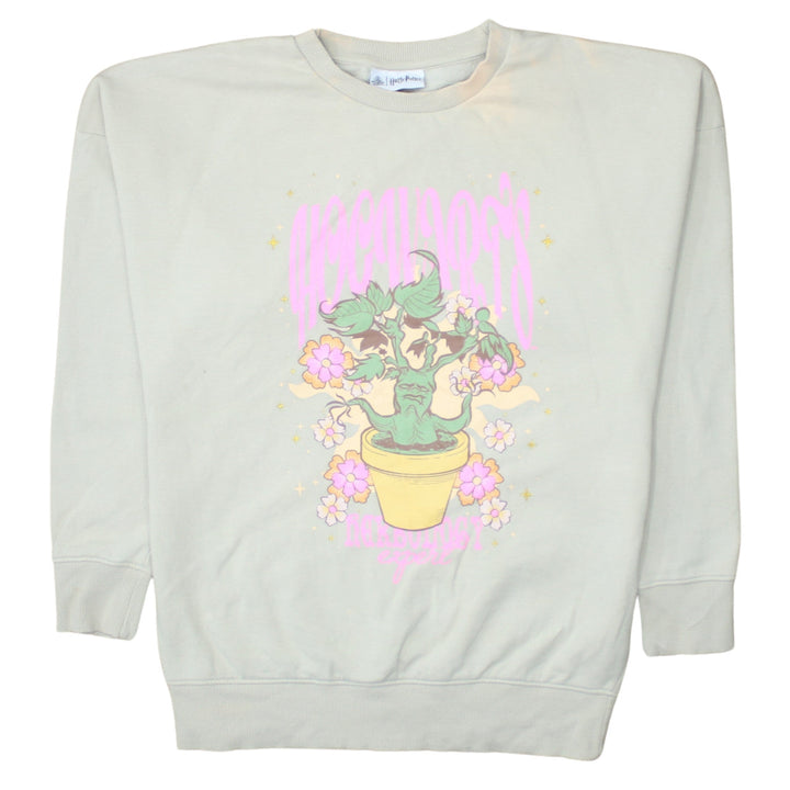 George Harry Potter Women’s Cream Sweatshirt S Hogwarts Graphic