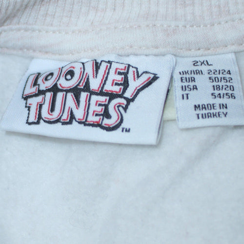 Primark Cares Looney Tunes Womens Beige 2XL Tweety Print Sweatshirt