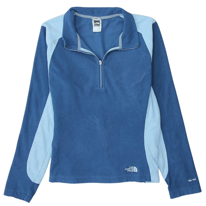 The North Face Women's Blue Fleece Pullover Sweatshirt Size L