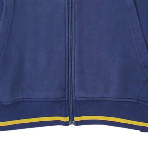 FILA Men's Blue Full Zip Hoodie L Sports Fleece Sweatshirt