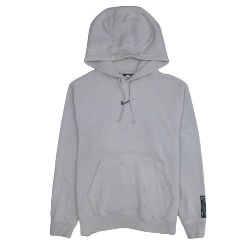 Nike Men's Grey Pullover Hoodie S Classic Fit Sportswear