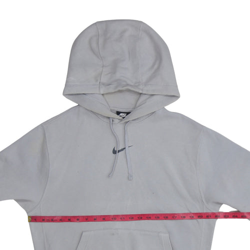 Nike Men's Grey Pullover Hoodie S Classic Fit Sportswear