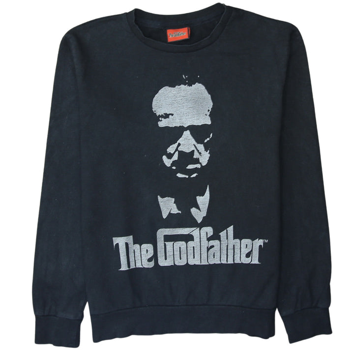 Cedar Wood State Men's Black The Godfather Sweatshirt L Crew Neck Pullover
