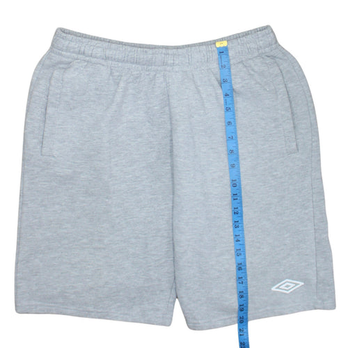Umbro Mens Grey XL Athletic Jersey Gym Shorts