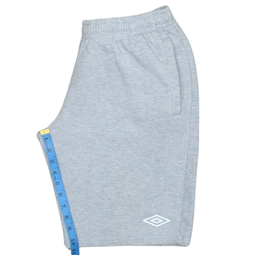 Umbro Mens Grey XL Athletic Jersey Gym Shorts