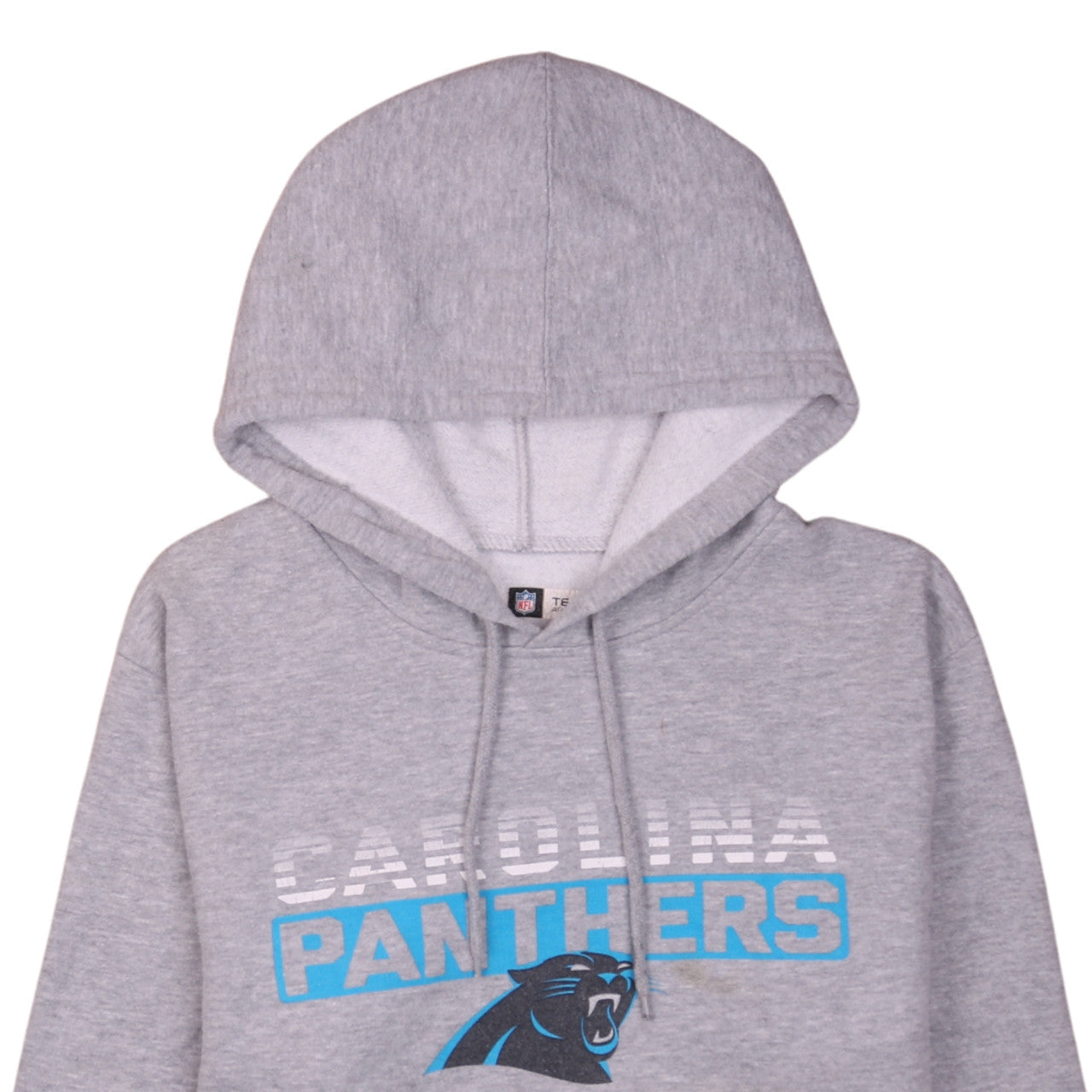 NFL Team Apparel Men's Grey Carolina Panthers Pullover Hoodie L