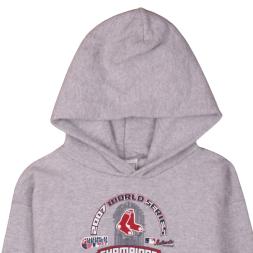 Lee Sport Mens Grey L Pullover Hoodie 2007 World Series Champions Sweatshirt