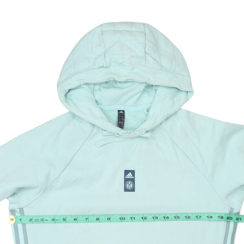 Adidas Men's Mint Green Pullover Hoodie Small Cotton Fleece