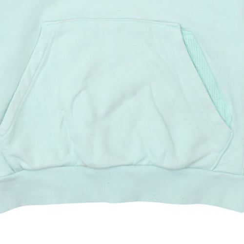 Adidas Men's Mint Green Pullover Hoodie Small Cotton Fleece