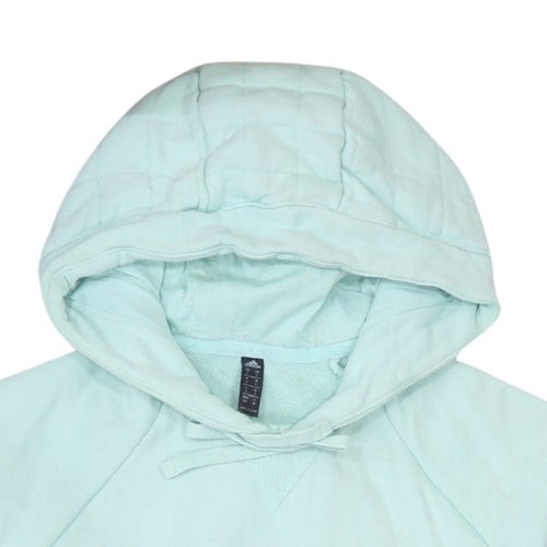 Adidas Men's Mint Green Pullover Hoodie Small Cotton Fleece