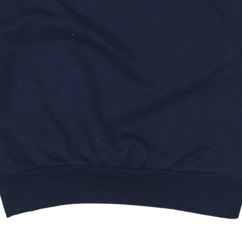Umbro Boys England Rugby Navy Sweatshirt YXL 158cm Cotton Blend Crew Neck