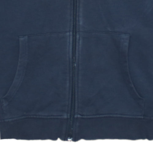 Nike Boys Navy Blue Full Zip Hoodie Size 10-12 Years Sportswear Logo