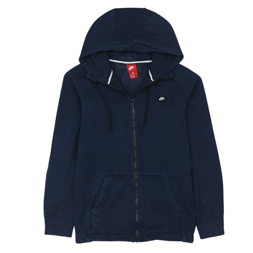 Nike Men's Blue Full Zip Hoodie Size M Fleece Sportswear