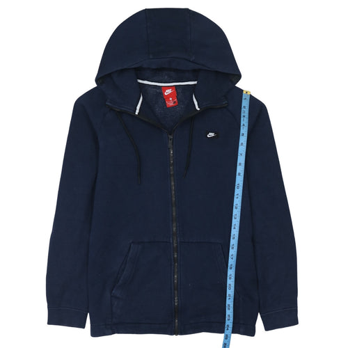 Nike Men's Blue Full Zip Hoodie Size M Fleece Sportswear