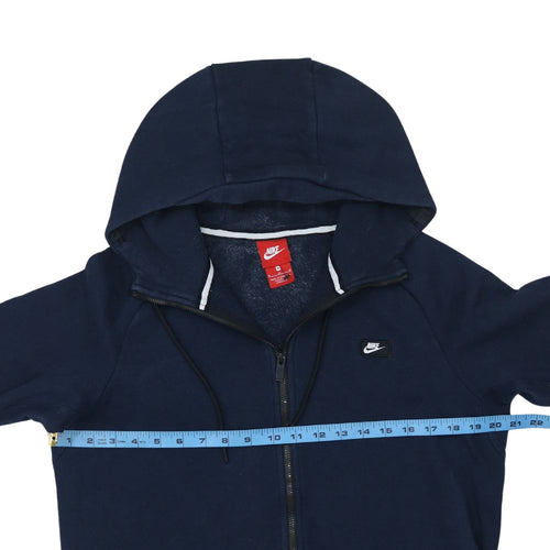 Nike Men's Blue Full Zip Hoodie Size M Fleece Sportswear