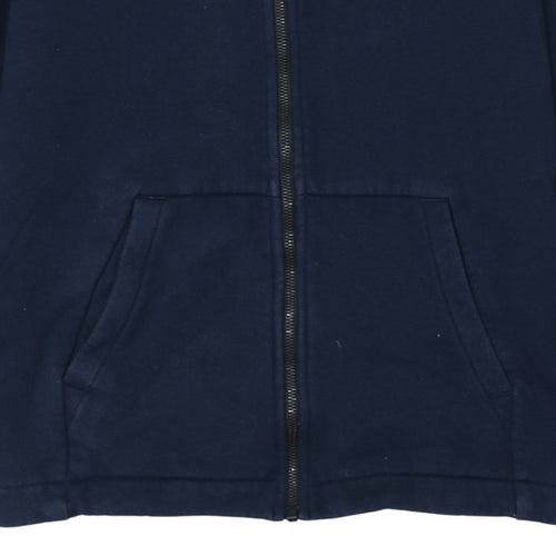 Nike Men's Blue Full Zip Hoodie Size M Fleece Sportswear