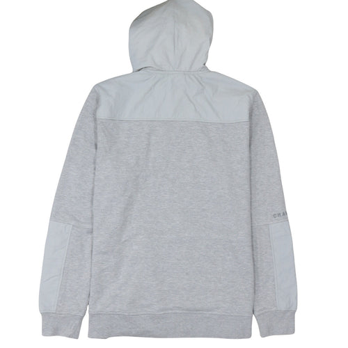 Champion Men's Grey XL Pullover Hoodie with Logo and Pocket