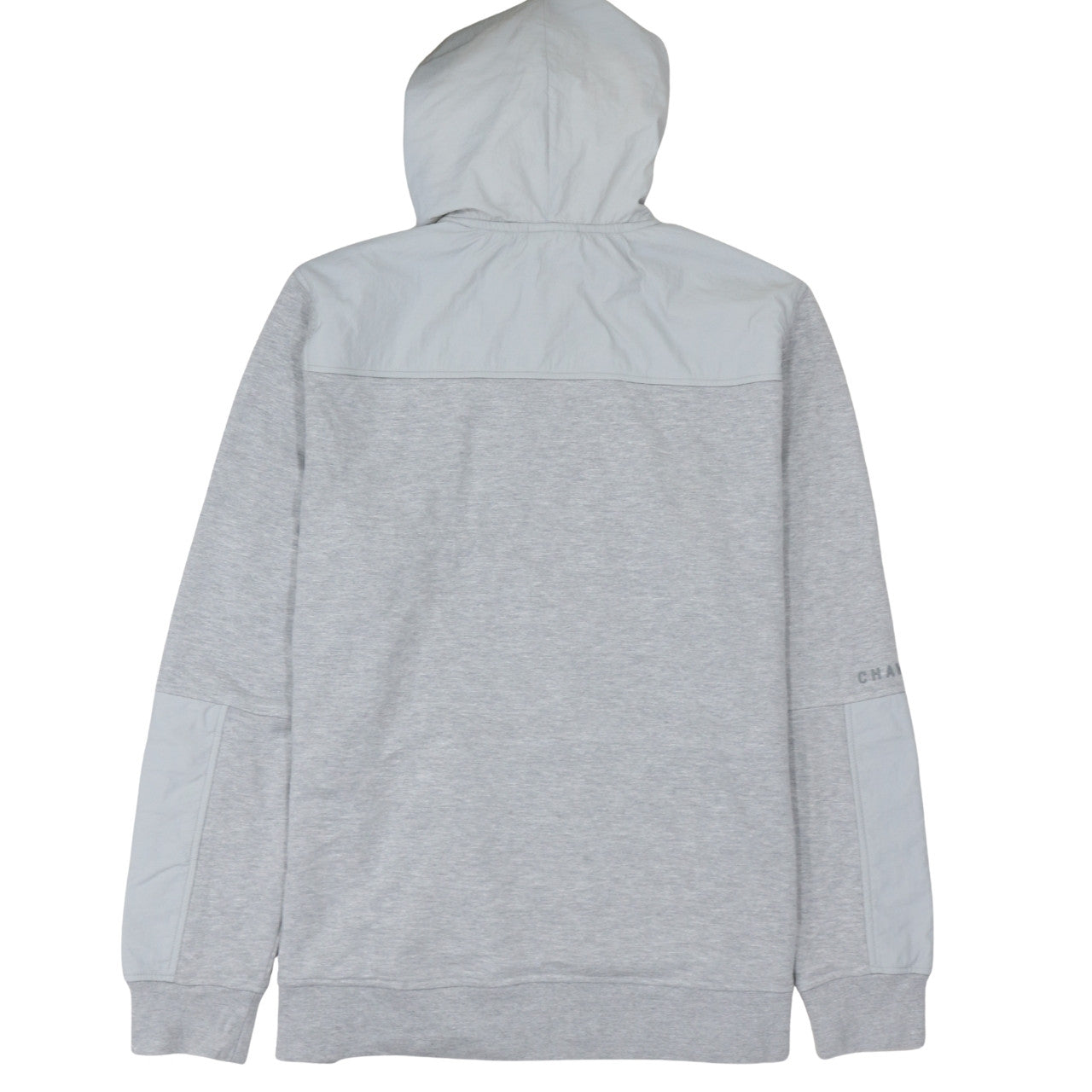 Champion Men's Grey XL Pullover Hoodie with Logo and Pocket