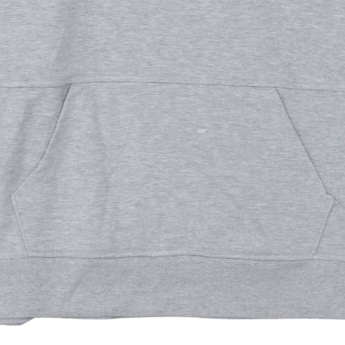 Champion Men's Grey XL Pullover Hoodie with Logo and Pocket