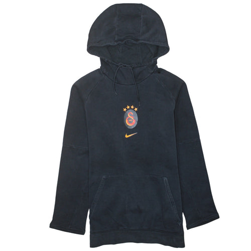 Nike Men's Black Small Pullover Hoodie Galatasaray Logo Sweatshirt