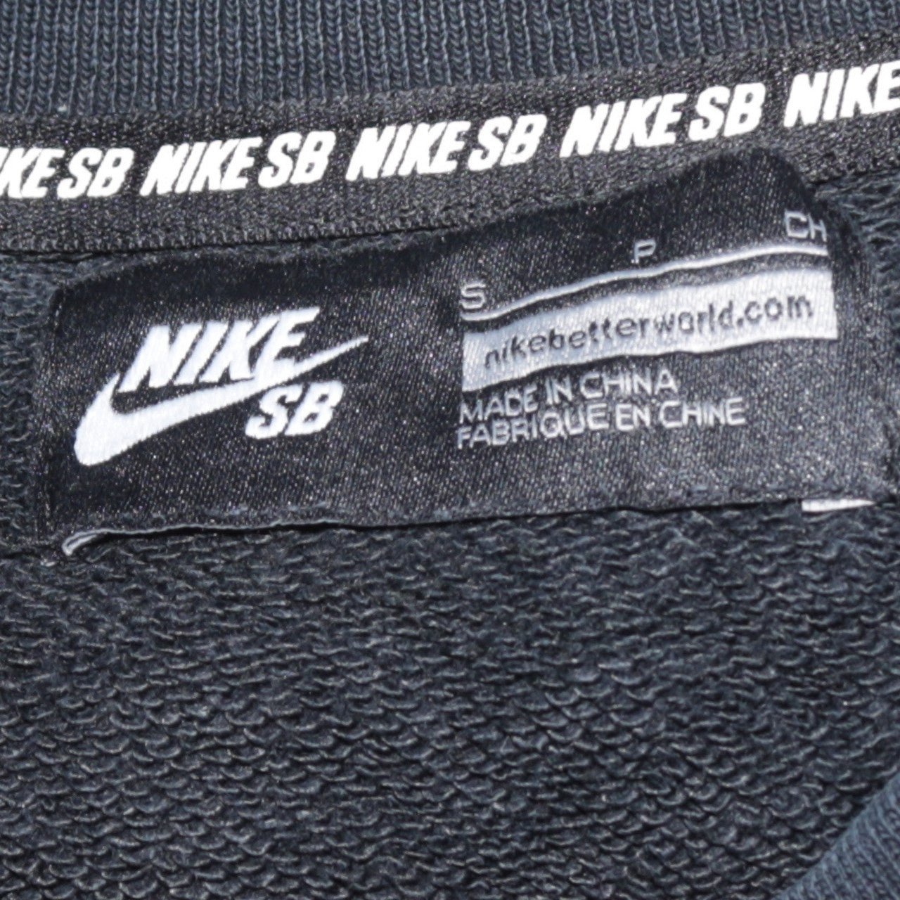 Nike SB Men's Black Crew Neck Pullover Sweatshirt Size S