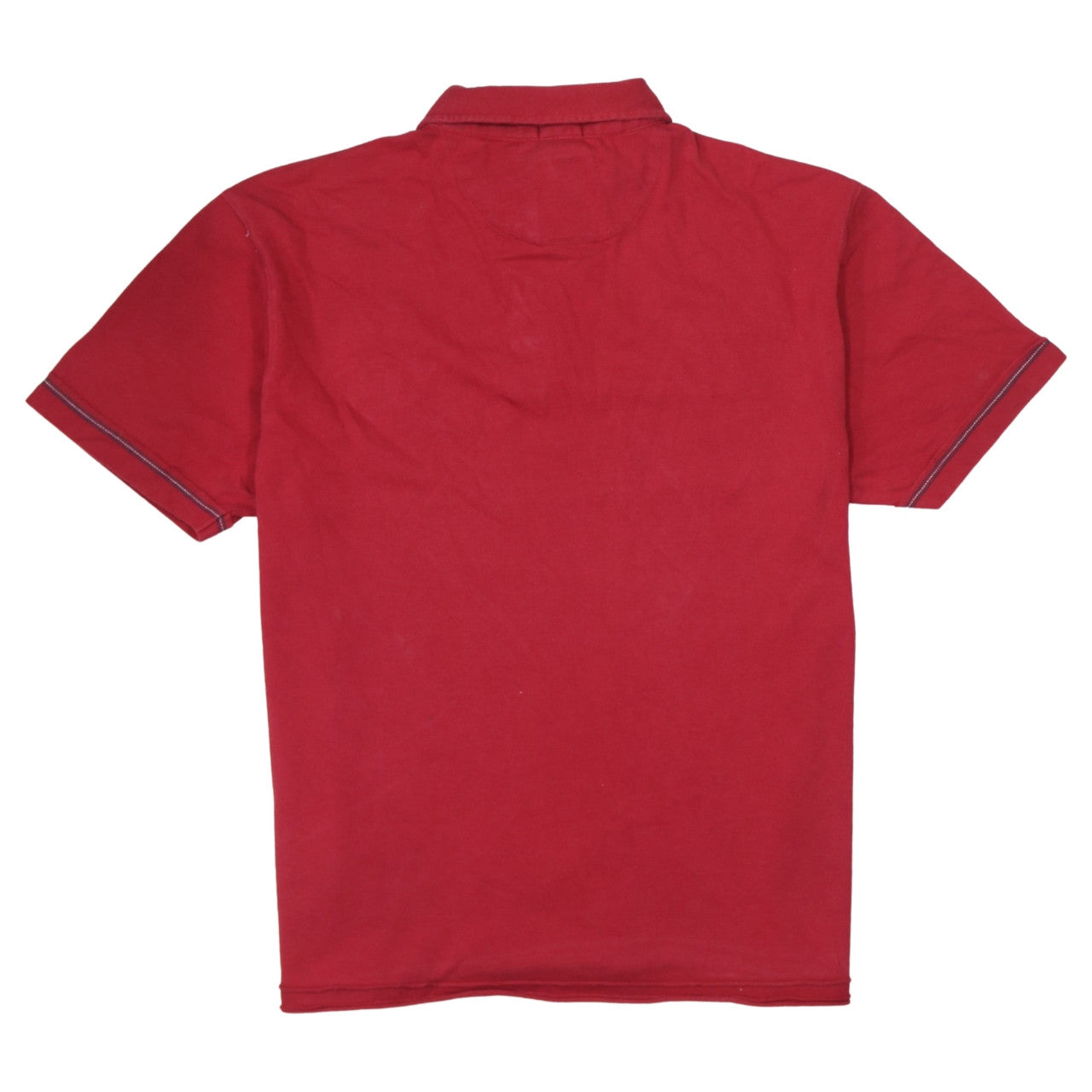 Reebok Classic Red Cotton Men's M Polo Shirt Short Sleeve Sports Logo