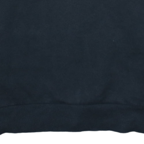 Reebok Men's Black Crew Neck Logo Sweatshirt Size M Regular Fit