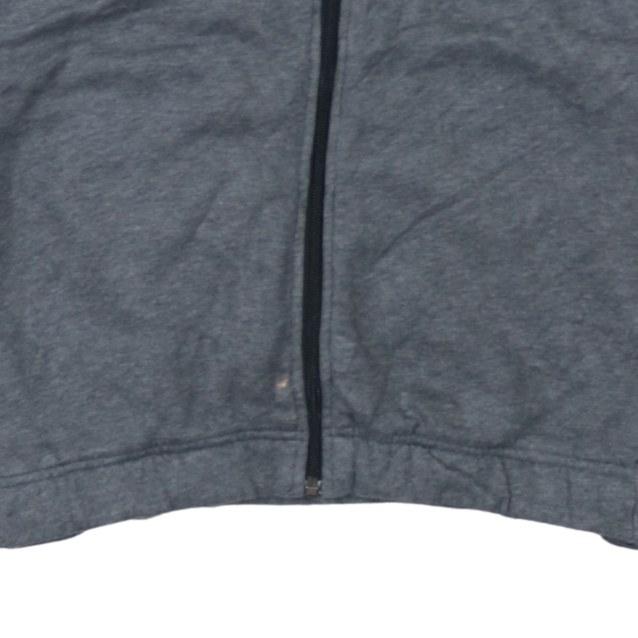 adidas Men Grey Full Zip Sweatshirt 2XL Regular Fit Jersey