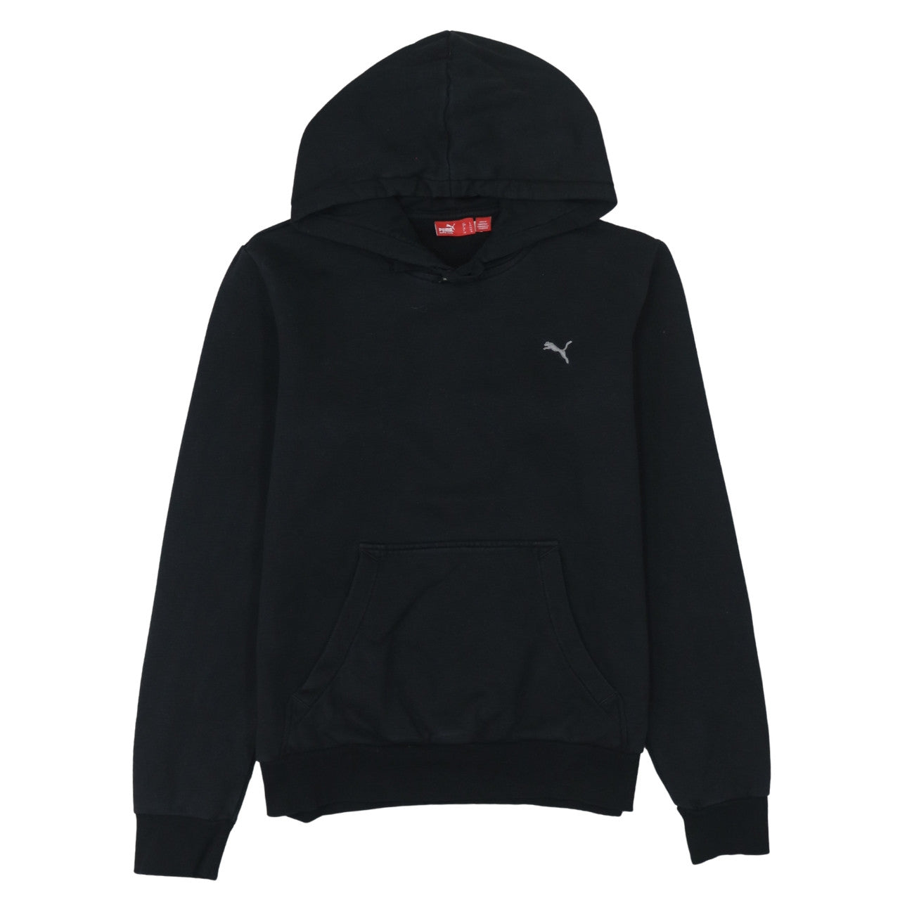 Puma Men's Black Pullover Hoodie Size L Regular Fit Sportswear