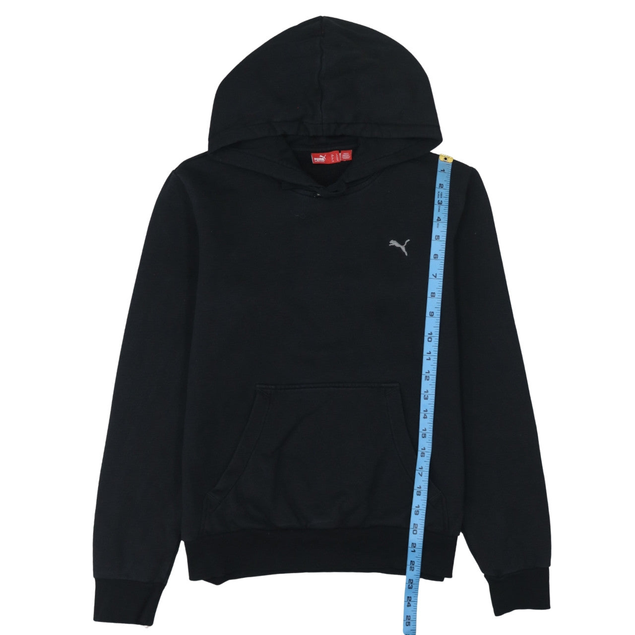 Puma Men's Black Pullover Hoodie Size L Regular Fit Sportswear