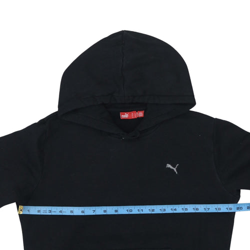 Puma Men's Black Pullover Hoodie Size L Regular Fit Sportswear