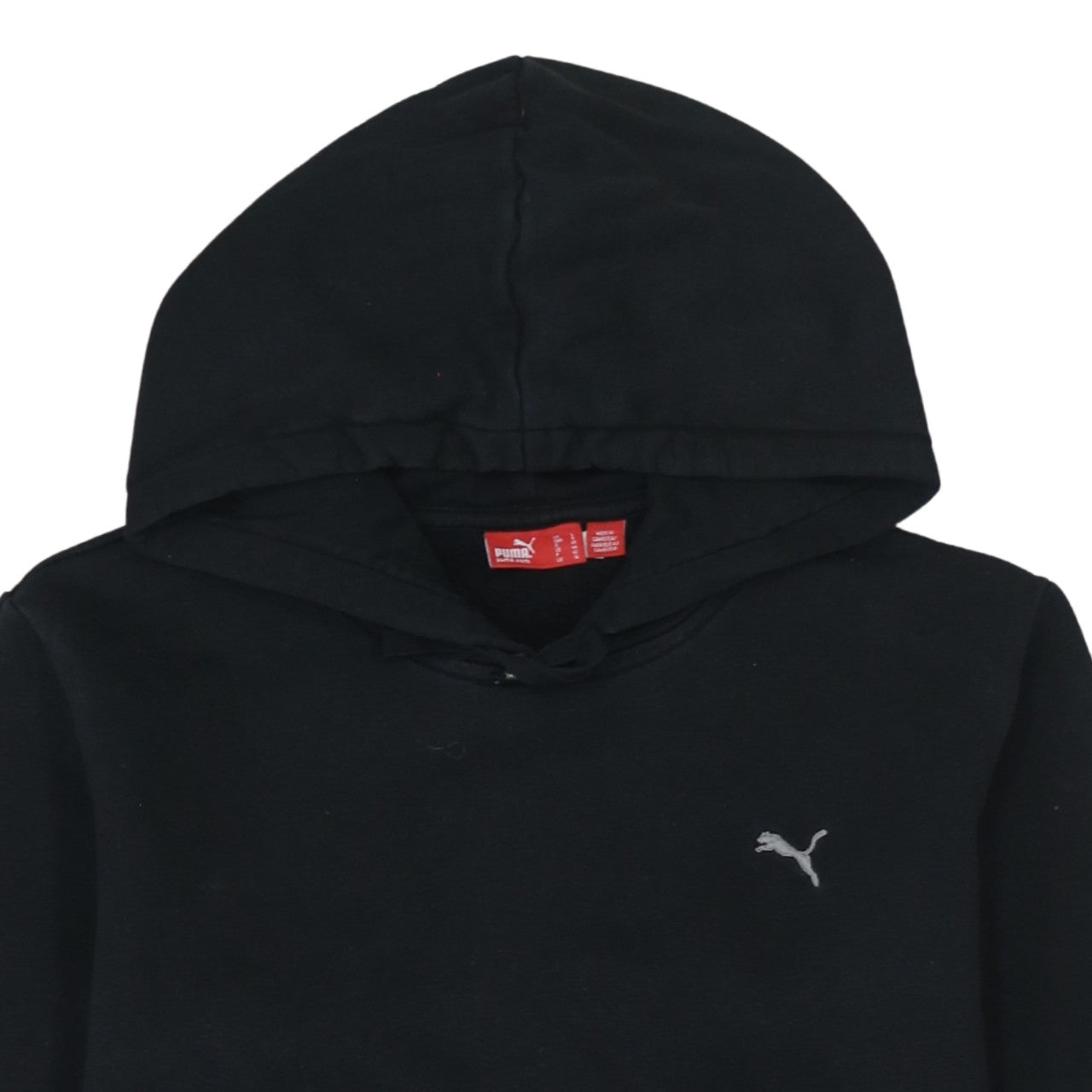 Puma Men's Black Pullover Hoodie Size L Regular Fit Sportswear