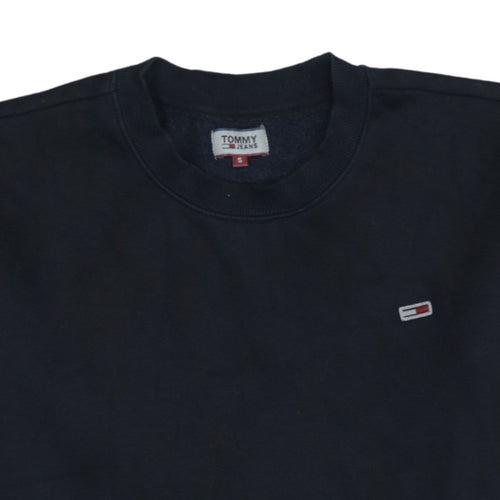 Tommy Jeans Men’s Blue Logo Crew Neck Sweatshirt Size S