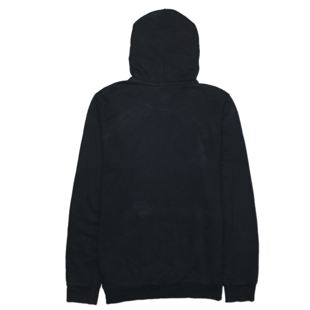 Adidas Boys Black Pullover Hoodie 15-16 Years Logo Sportswear