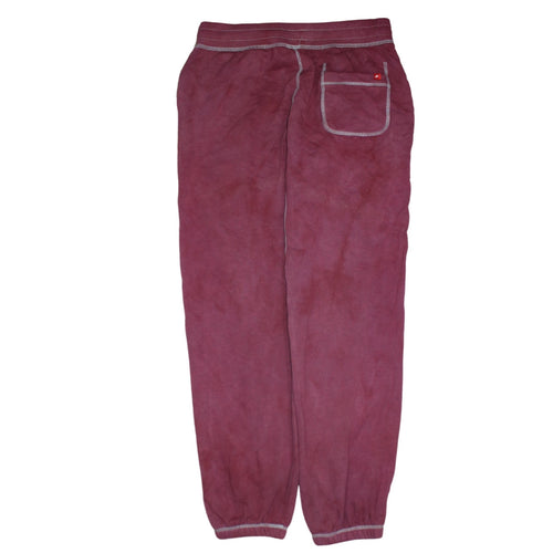 Nike Women Pink Fleece Jogger Sweatpants M Activewear Tapered