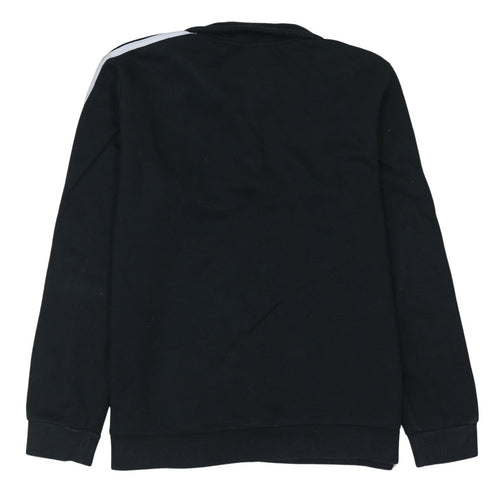 Adidas Womens Black 1/4 Zip Pullover Sweatshirt Size L